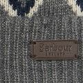 Mens Navy/Grey Elwick Beanie & Scarf Set 97070 by Barbour from Hurleys