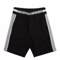 Boys Black Mesh Trim Sweat Shorts 57390 by Emporio Armani from Hurleys