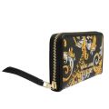 Womens Black Baroque Zip Around Purse 78248 by Versace Jeans Couture from Hurleys
