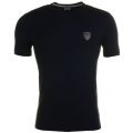 Mens Navy Training Soccer Back Printed S/s Tee Shirt 64307 by EA7 from Hurleys