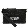 Womens Black Animal Quilted Pouch Crossbody Bag 55115 by Versace Jeans Couture from Hurleys