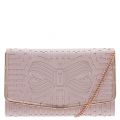 Womens Light Pink Bree Cut Out Bow Clutch 22874 by Ted Baker from Hurleys