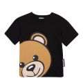Boys Black Big Toy S/s T Shirt 90185 by Moschino from Hurleys