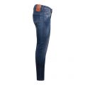 Mens Medium Blue Anbass Hyperflex Re-Used Slim Fit Jeans 117752 by Replay from Hurleys