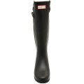 Womens Black Original Refined Black Strap Wellington Boots 22969 by Hunter from Hurleys