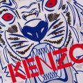 Boys Optic White Tiger 40 L/s T Shirt 18285 by Kenzo from Hurleys