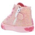 Baby Peach Glitter Paloma Butterfly Mid Boots (20-25) 106842 by Lelli Kelly from Hurleys