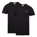 Mens Black Branded 2 Pack S/s T Shirts 54620 by Vivienne Westwood from Hurleys