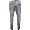Mens Light Aged Wash 3301 Tapered Fit Jeans