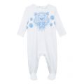 White Baby Tiger 5 Babygrow 30746 by Kenzo from Hurleys