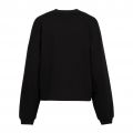 Womens Black Rubber Heart Sweat Top 90786 by Love Moschino from Hurleys