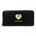 Womens Black Quilted Purse 66067 by Love Moschino from Hurleys