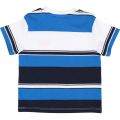 Toddler Navy Striped Logo S/s T Shirt 38261 by BOSS from Hurleys