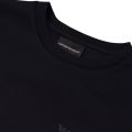 Mens Navy Small Logo Crew Sweat Top 22315 by Emporio Armani from Hurleys