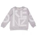 Boys Marled Grey Logo 10 Bis Sweat Top 11777 by Kenzo from Hurleys