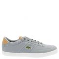 Mens Grey Court Master Trainers 23982 by Lacoste from Hurleys
