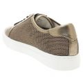 Womens Gunmetal Metallic Woven Trainers 69932 by Armani Jeans from Hurleys