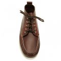 Mens Dark Brown Camp Moc Ranger Boots 47069 by G.H. Bass from Hurleys