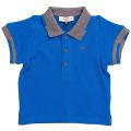 Baby Bright Blue Small Logo S/s Polo Shirt 6449 by Armani Junior from Hurleys