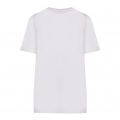 Womens Optical White Stud Logo Box S/s T Shirt 77128 by Love Moschino from Hurleys