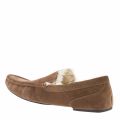 Mens Medium Brown Relax_Mocc Slippers 34296 by BOSS from Hurleys