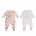 Baby Pink/White Tiger 2 Pack Babygrow Gift Set 77608 by Kenzo from Hurleys