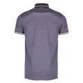 Mens Navy Tipped Textured S/s Polo Shirt 29149 by Emporio Armani from Hurleys