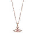 Womens Pink Gold/Pink Ismene Pendant Necklace 101570 by Vivienne Westwood from Hurleys