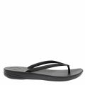 Womens All Black Iqushion Flip Flops 40958 by FitFlop from Hurleys