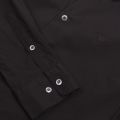 Mens Black Cotton Poplin L/s Shirt 29157 by Emporio Armani from Hurleys