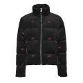 Womens Black Cord Logo Padded Jacket 80914 by Tommy Jeans from Hurleys