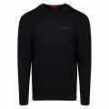 Mens Navy San Claudio Crew Neck Knitted Top 36828 by HUGO from Hurleys
