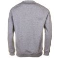 Mens Light Grey Marl Small Logo Crew Sweat Top 64684 by Barbour International from Hurleys