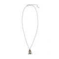 Womens Crystal and Silver Bumble Pendant necklace 24744 by Vivienne Westwood from Hurleys