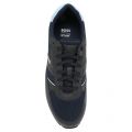 Mens Dark Blue Parkour-L_ Runn Trainers 109136 by BOSS from Hurleys