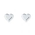Womens Silver/Crystal Sersy Sparkle Heart Studs 93526 by Ted Baker from Hurleys