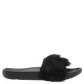 Womens Black Royale Fluff Slides 25399 by UGG from Hurleys