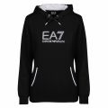 Womens Black Train Stud Logo Hooded Tracksuit 38132 by EA7 from Hurleys