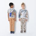 Boys Off White Tiger Mix S/s T Shirt 102655 by Kenzo from Hurleys