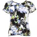 Womens Brule Multi Kiki Palm Polly Tee Shirt 56625 by French Connection from Hurleys