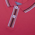 Mens Coral Twitwoo Stripe Collar S/s Polo Shirt 86696 by Ted Baker from Hurleys