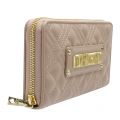 Womens Dusky Rose Diamond Quilt ZA Purse 53229 by Love Moschino from Hurleys