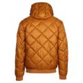 Mens Crest Gold Diamond Quilted Hooded Jacket 96485 by Tommy Hilfiger from Hurleys