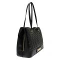 Womens Black Quilted Shopper Bag 47906 by Love Moschino from Hurleys