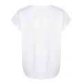 Womens Bright White Institutional Vinyl Logo S/s T Shirt 26502 by Calvin Klein from Hurleys