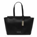 Womens Black Enfold Shopper Bag 49845 by Calvin Klein from Hurleys
