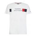 Mens White Chest Stripe S/s T Shirt 58065 by Tommy Hilfiger from Hurleys