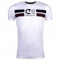 Mens White Turner S/s Tee Shirt 62413 by Cruyff from Hurleys