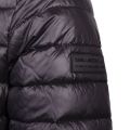 Mens Black Zip Detail Padded Jacket 96105 by Karl Lagerfeld from Hurleys