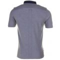 Mens Dark Carbon Oxford Trim S/s Polo Shirt